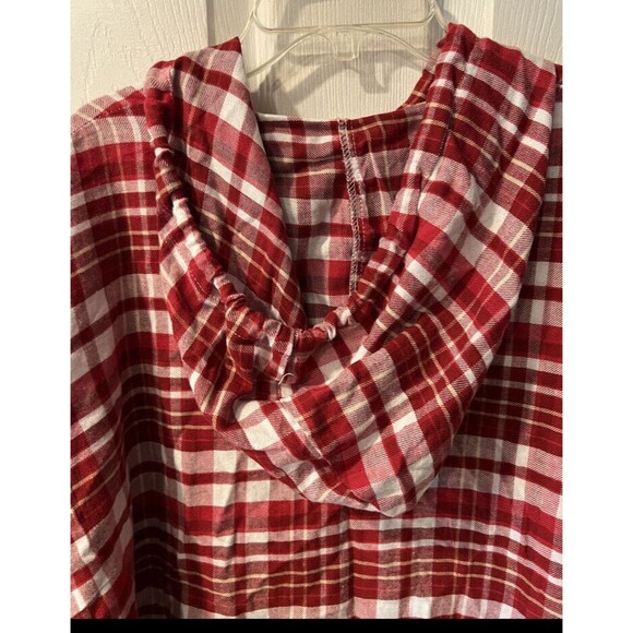 Florida State Seminoles Shirt Womens Sz S Sports Concepts Plaid Hooded Top New - Picture 7 of 11